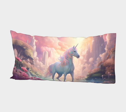 Girls Unicorn Enchanted Rainbow Cotton Pillow Sleeve