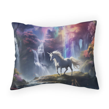 Girls Unicorn Enchanted Waterfall Microfiber Pillow Sham