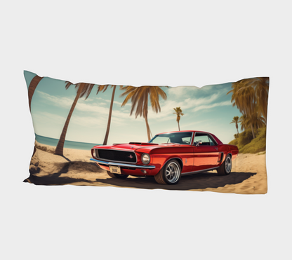 Boys Muscle Car Cotton Pillow Sleeve