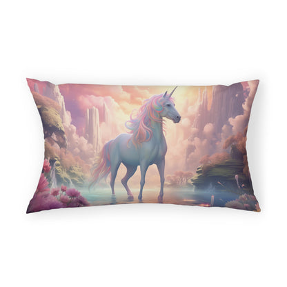 Girls Unicorn Enchanted Rainbow Microfiber Pillow Sham ***