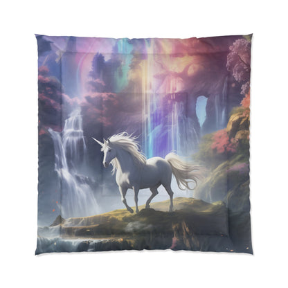 Girls Unicorn Enchanted Waterfall Comforter