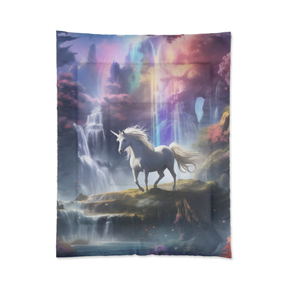 Girls Unicorn Enchanted Waterfall Comforter