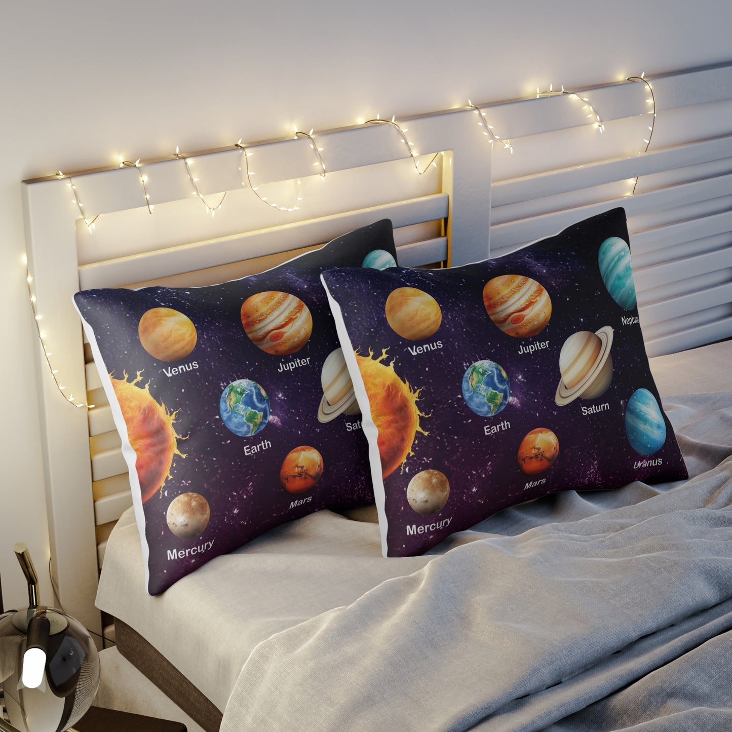 Boys Solar System Space Microfibre Pillow Sham ***