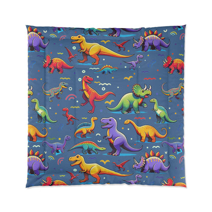 Boys Dinosaur Comforter Dark Blue ***