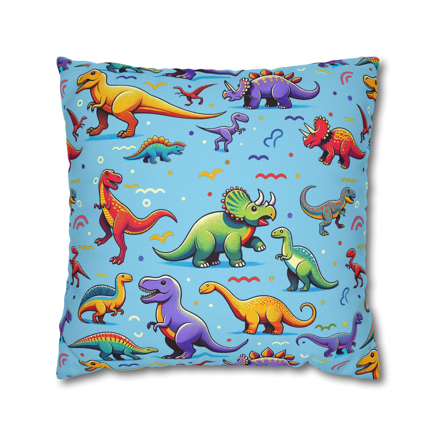 Boys Dinosaur Pillowcase Light Blue ***