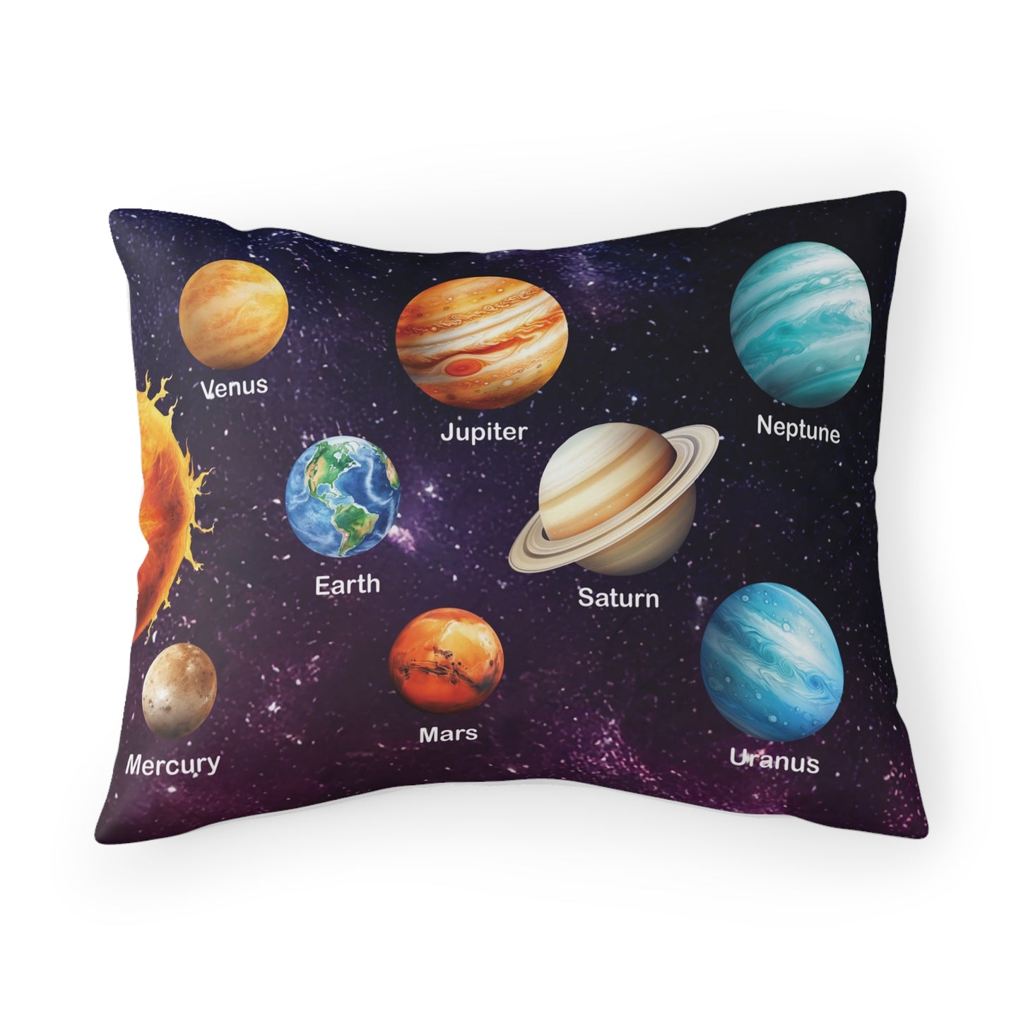 Boys Solar System Space Microfibre Pillow Sham ***