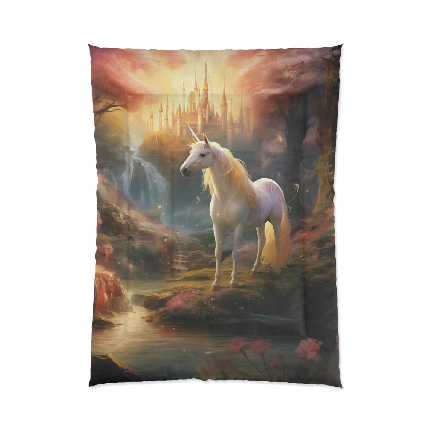 Girls Unicorn Enchanted Forest Comforter