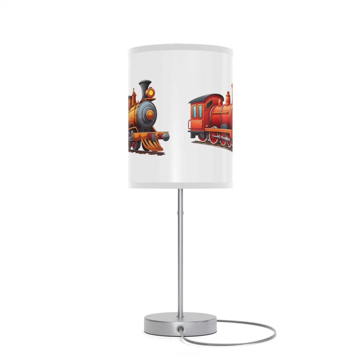 Boys Trains Lamp on a Stand