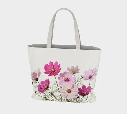 Large Tote Bag Flowers FL045