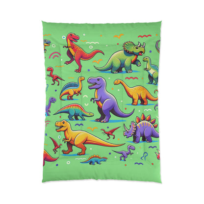 Boys Dinosaur Comforter Green ***