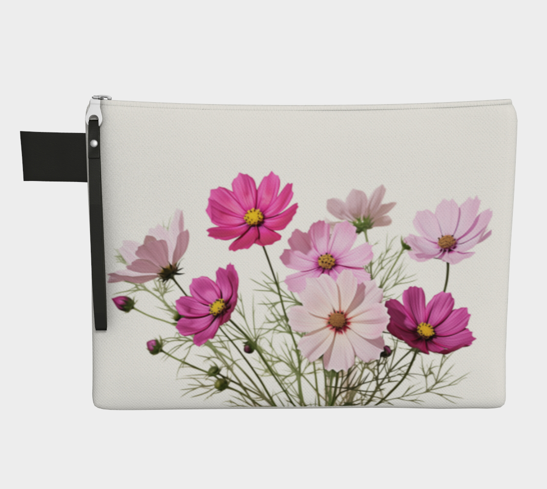 Zipper Carry-all Bag Flowers FL045