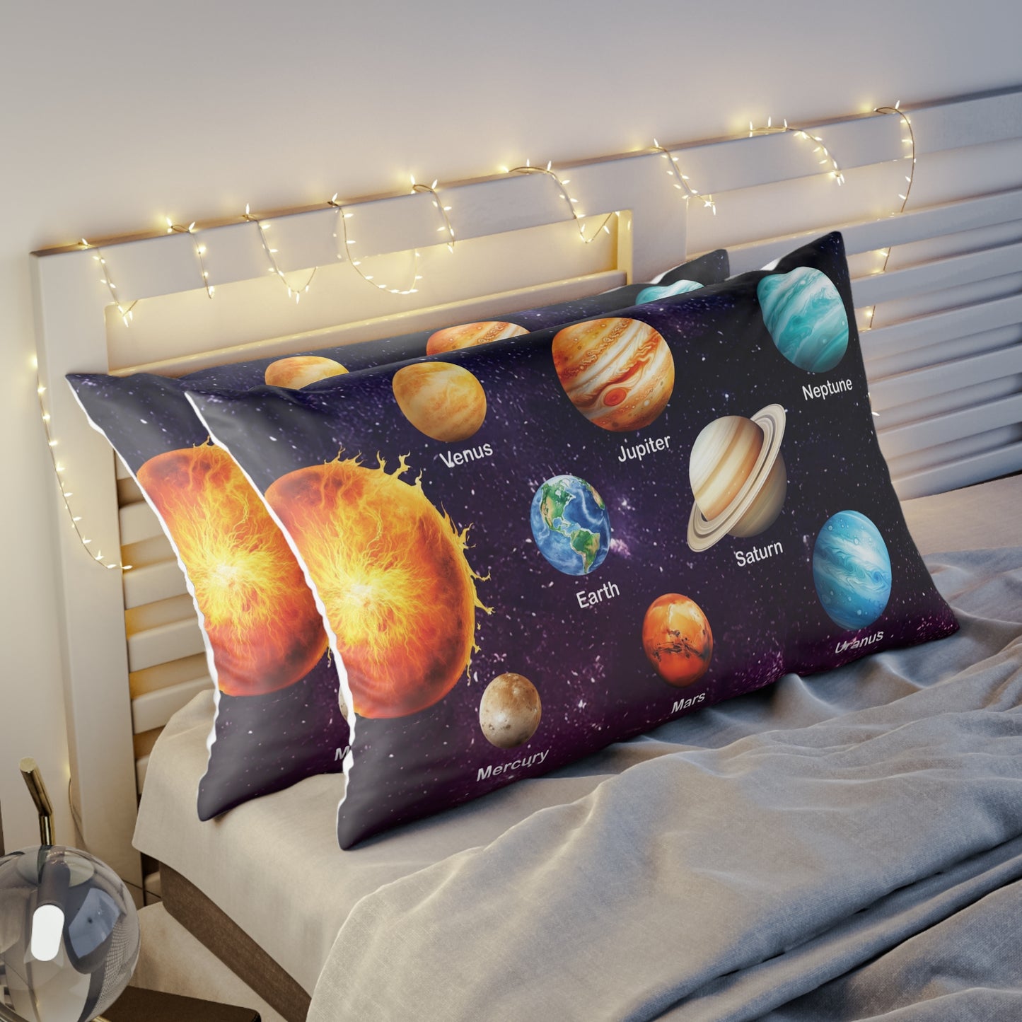 Boys Solar System Space Microfibre Pillow Sham ***