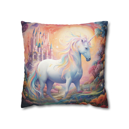 Girls Enchanted Land Unicorn Pillowcase