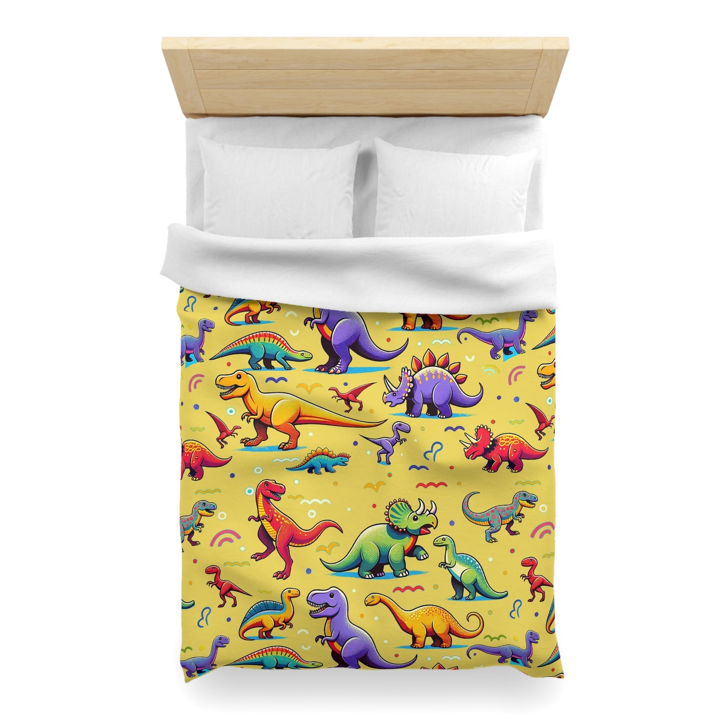 Boys Dinosaur Microfiber Duvet Cover Yellow ***