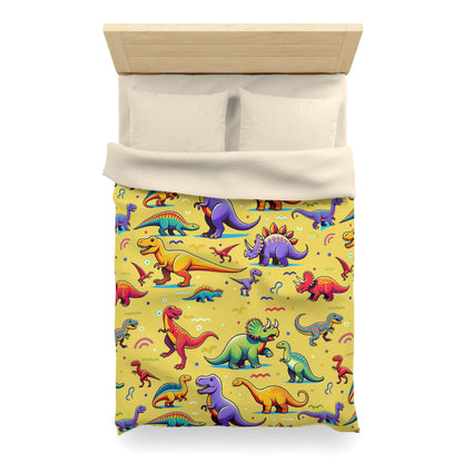 Boys Dinosaur Microfiber Duvet Cover Yellow ***