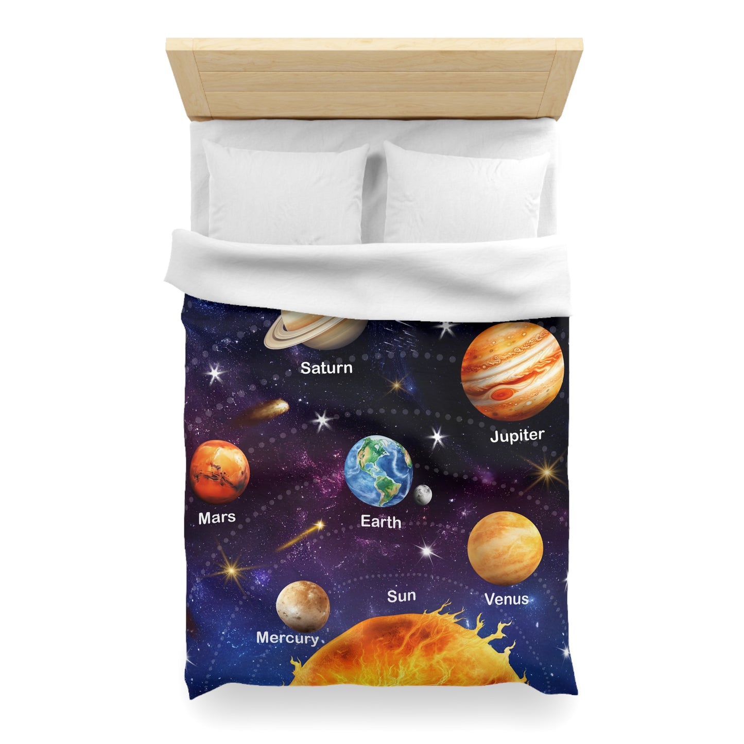 Boys Solar System Cotton Duvet Cover