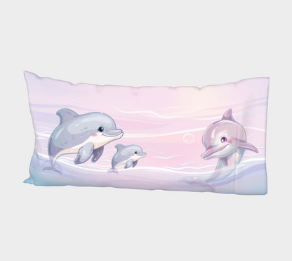 Girls Underwater Ocean Cotton Pillow Sleeve