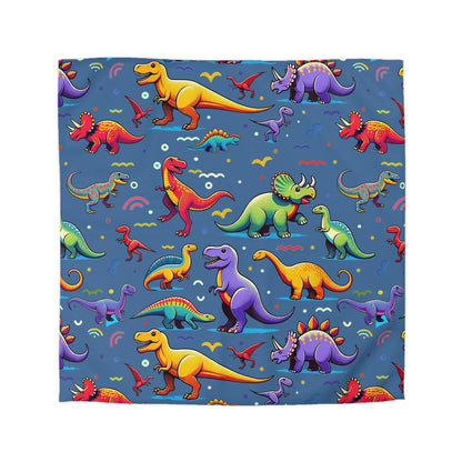 Boys Dinosaur Cotton Duvet Cover Dark Blue ***