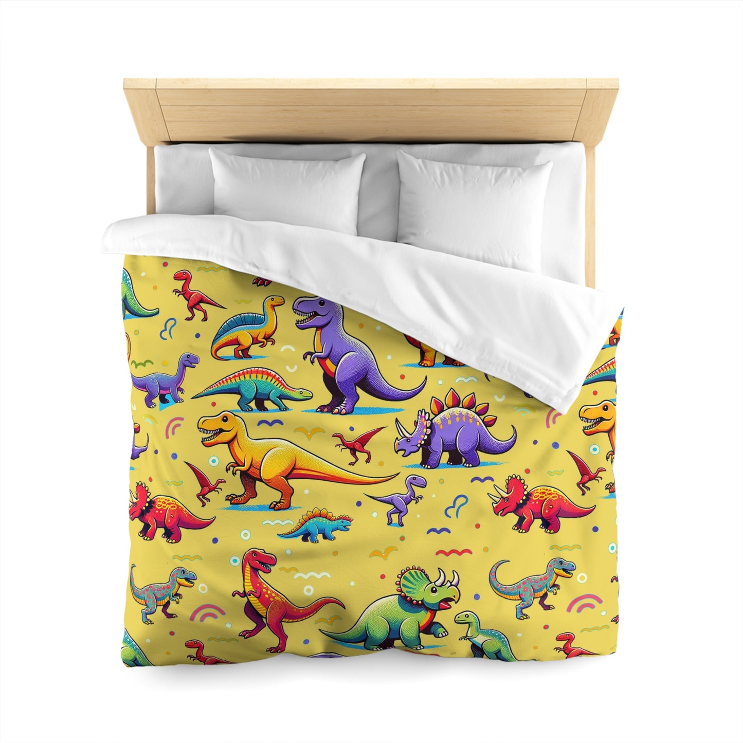 Boys Dinosaur Microfiber Duvet Cover Yellow ***