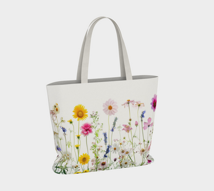 Large Tote Bag FLowers FL041