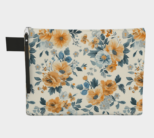 Zipper Carry-all Bag Flowers FL038