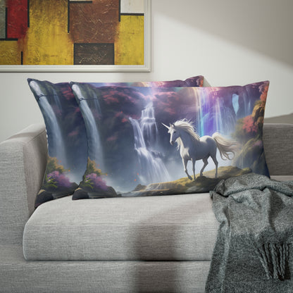 Girls Unicorn Enchanted Waterfall Microfiber Pillow Sham