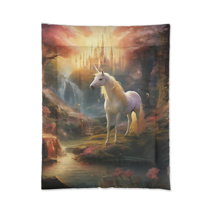 Girls Unicorn Enchanted Forest Comforter