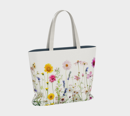 Large Tote Bag FLowers FL041