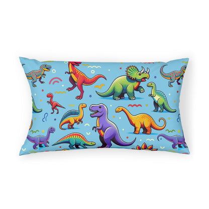 Boys Dinosaur Cotton Pillow Sleeve Light Blue ***