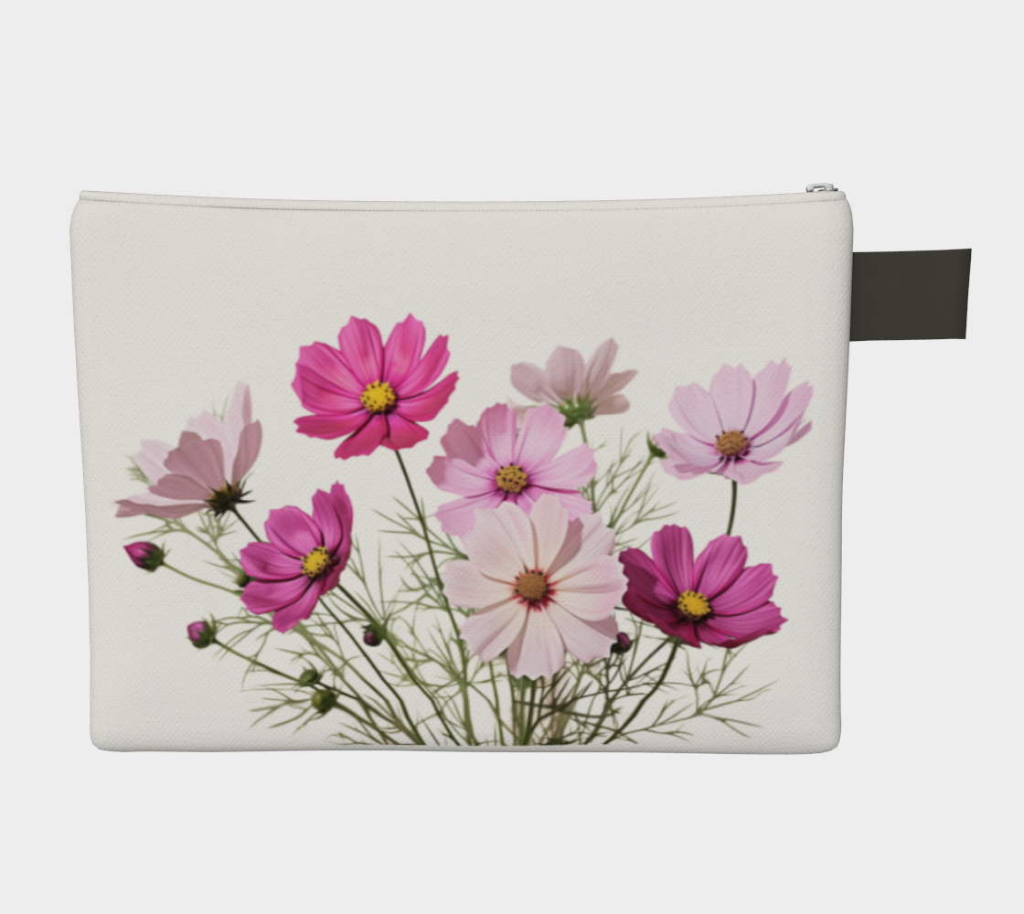 Zipper Carry-all Bag Flowers FL045