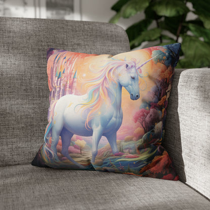 Girls Enchanted Land Unicorn Pillowcase