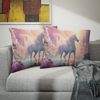 Girls Unicorn Enchanted Rainbow Microfiber Pillow Sham ***