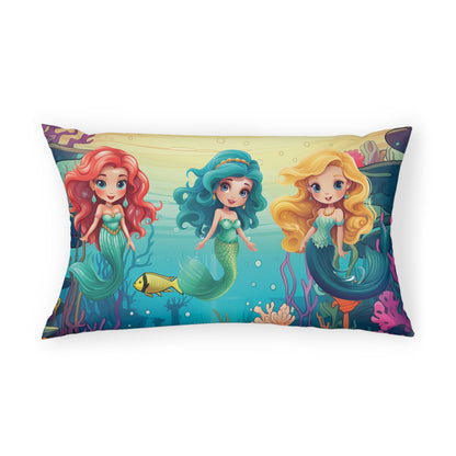 Girls Mermaid Microfiber Pillow Sham ***