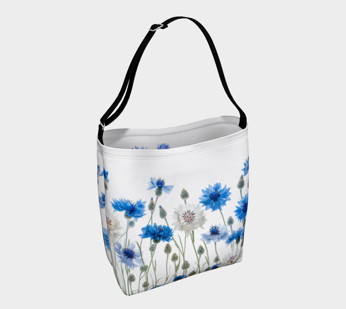 Day Tote Cornflowers Fl043