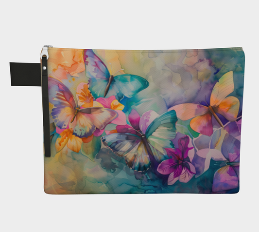 Zipper Carry-all Bag Flowers FL015